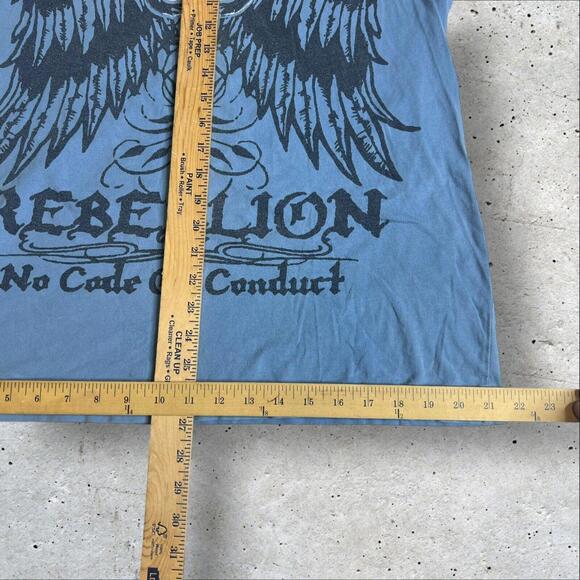 Route 66 Angel Wing Emo Grunge Grail TShirt Size M - Picture 8 of 9